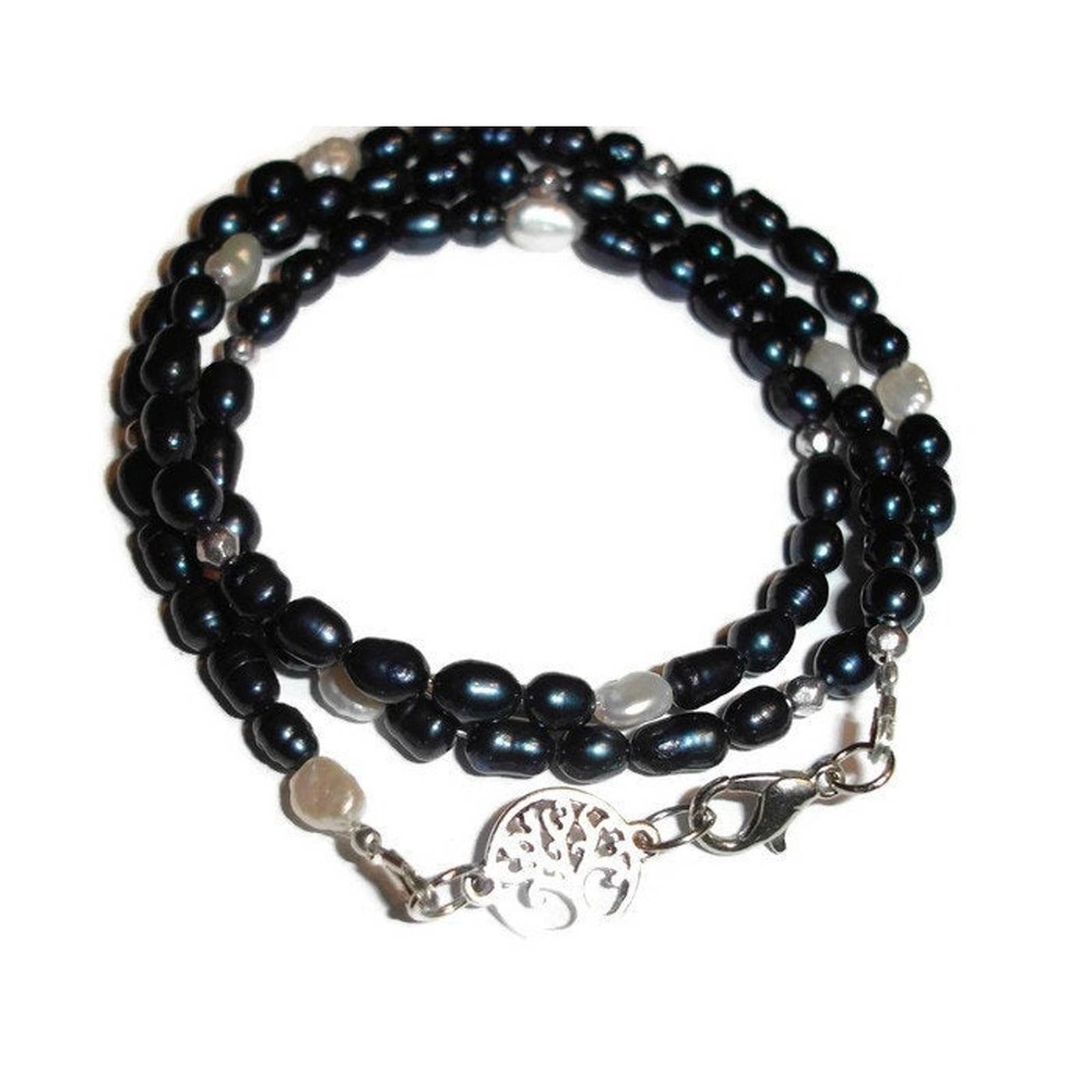 Petite Pearl triple wrap bracelet